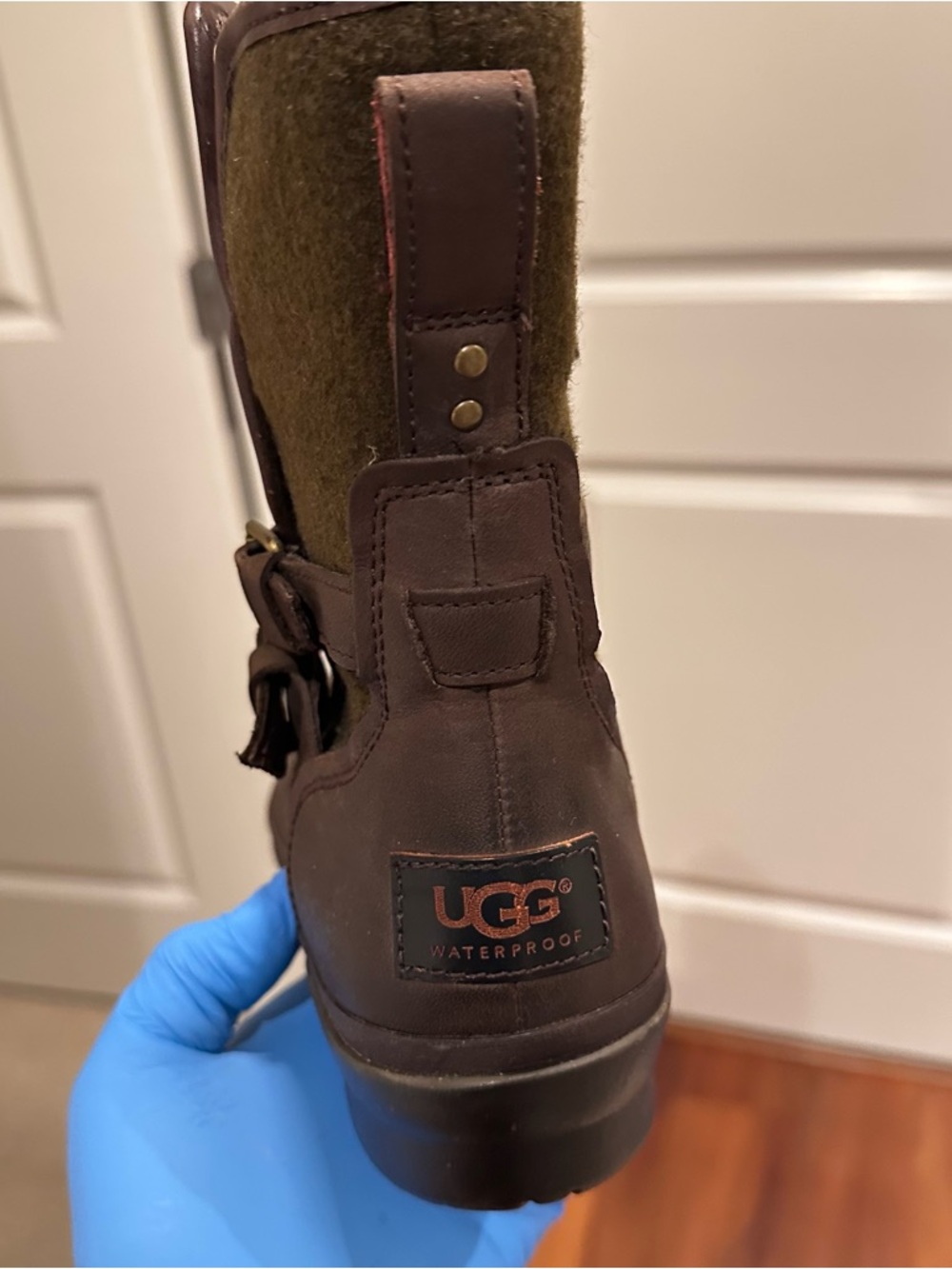 UGG Simmens Waterproof Leather Boot, - Picture 5 of 9